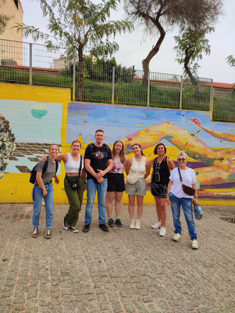 Group photo form Street Art walking tour