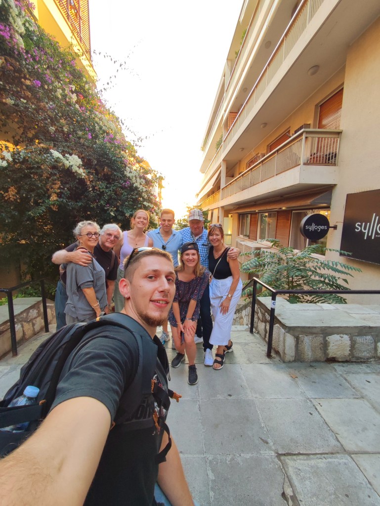 Group photo from Kolonaki walking tour